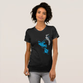 Victoriaans schoonheid "Vogel van verlangen" van J T-shirt (Voorkant volledig)
