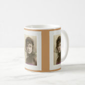 Victoriaans schoonheidsintensieve, netroze bovenzi koffiemok (Voorkant rechts)