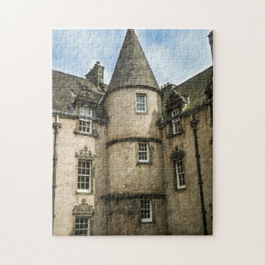 VICTORIAANS SCHOTSE gotische HUIS JIGSAW PUZZEL (Verticaal)