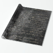 Victoriaans schrift & ornamentaal cadeaupapier (Uitgerold)