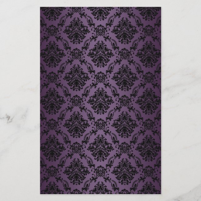 Victoriaans scrapbook van Baroque Plum (Voorkant)