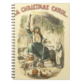 Victoriaans scroller met kerstcadeau notitieboek (Voorkant)