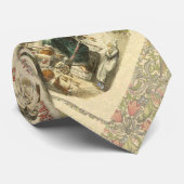 Victoriaans scroller met kerstcadeau stropdas (Opgerold)