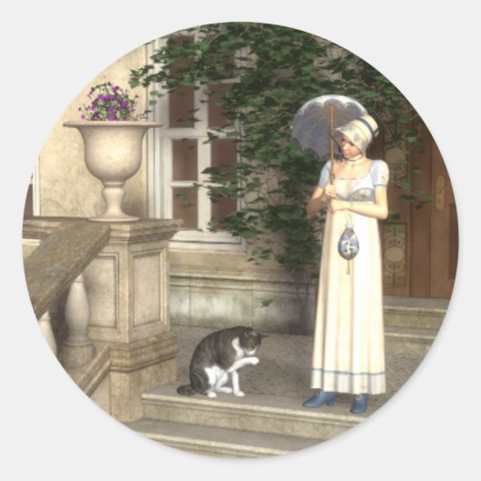 Victoriaans sensibiliteit Sticker (Voorkant)