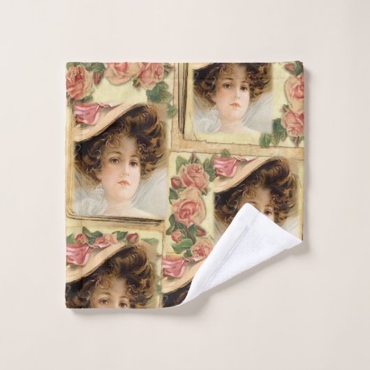 Victoriaans set handdoeken (Wasdoekje)