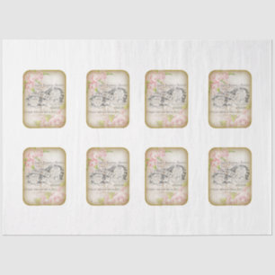 Victoriaans Shabby Chic Series Design 16 Tissuepapier