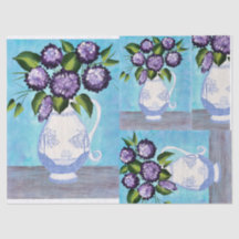 Victoriaans Shabby Chic Tissue Papier voor DIY