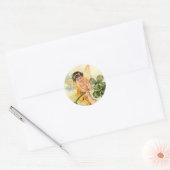Victoriaans Shamrock Faeries Stickers (Envelop)