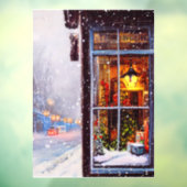 VICTORIAANS SHOP-venster Kerstmis Raamsticker (Vel 3)