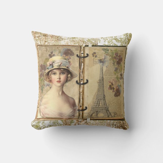  Victoriaans Sierkussen (Voorkant)