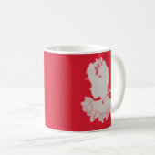Victoriaans silhouet Koffiemok (Voorkant rechts)