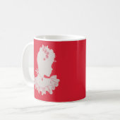 Victoriaans silhouet Koffiemok (Voorkant links)