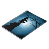 Victoriaans Silhouette Vuurvliegjes & Moonlit Scen Notitieboek (Linkerzijde)