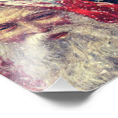 Victoriaans Sint-Nicolaas met ouderwetse ondergang Foto Afdruk (Hoek)