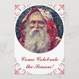 Victoriaans Sint-Nicolaas met ouderwetse ondergang Kaart