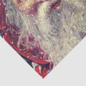 Victoriaans Sint-Nicolaas met ouderwetse ondergang Tissuepapier (Detail)