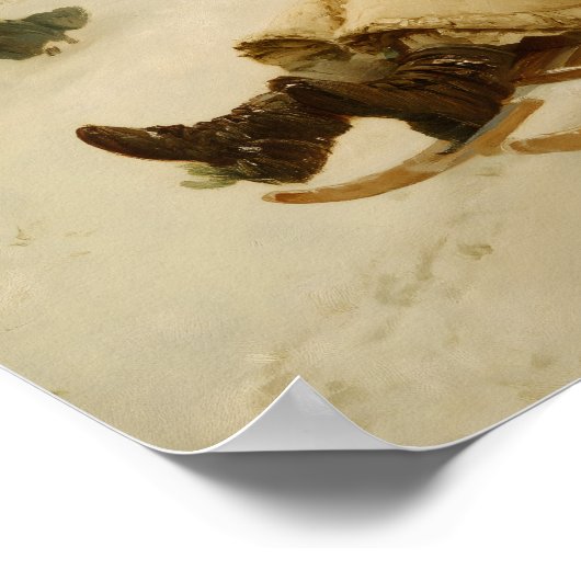 Victoriaans slee poster (Hoek)