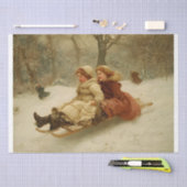 Victoriaans slee tissuepapier (Craft)