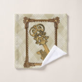 Victoriaans sleutel voor de set handdoeken (Wasdoekje)