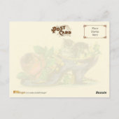 Victoriaans slipper met keuken en Roos Briefkaart (Achterkant)