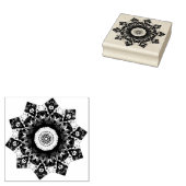 Victoriaans sneeuwvlok # 2 rubberstempel (Gestempeld)