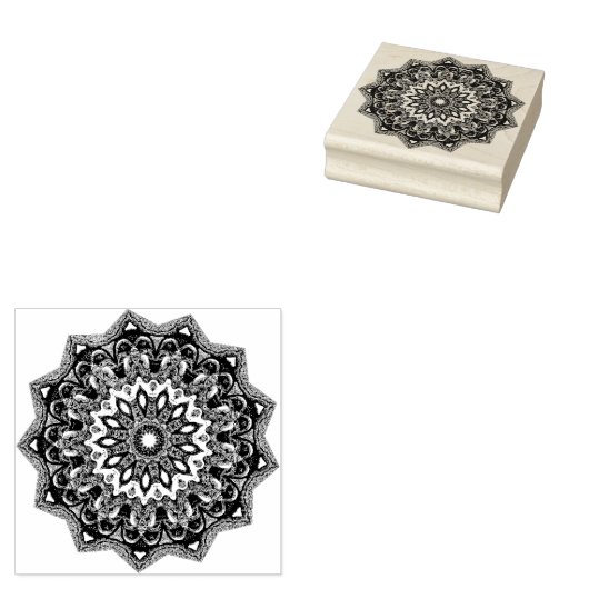 Victoriaans sneeuwvlok # 3 rubberstempel (Gestempeld)