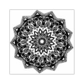 Victoriaans sneeuwvlok # 3 rubberstempel (Afrduk)