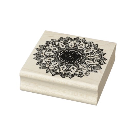 Victoriaans sneeuwvlok # 4 rubberstempel (Stempel)