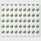 Victoriaans, snellere, langwerpige eieren cadeaupapier (Vlak)