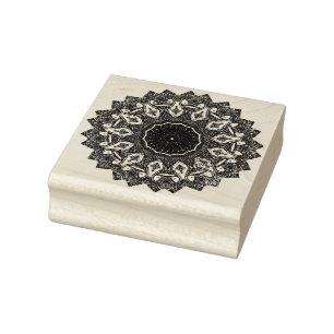 Victoriaans Snowflake # 4 Rubberstempel