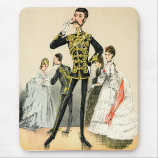 Victoriaans soldaat van de 10e koninklijke echtgen muismat