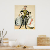 Victoriaans soldaat van de 10e koninklijke echtgen poster (Keuken)