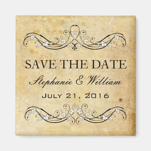  Victoriaans sparen de Datum Magneet (Voorkant)