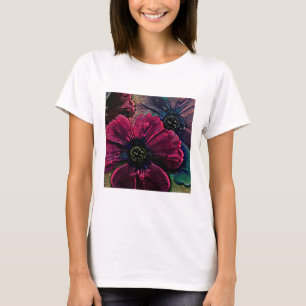 Victoriaans Splendor: voortreffelijk Floral Design T-shirt