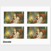 Victoriaans spookverhaal rechthoekige sticker (Vel)