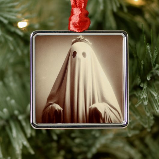  Victoriaans Spooky Ghost Christmas Ornament (Boom)
