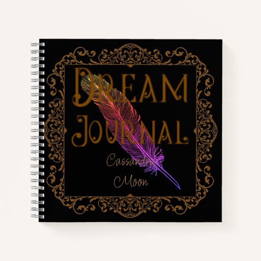  Victoriaans sprookje Dream Journal Notitieboek (Voorkant)