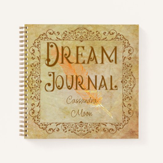  Victoriaans sprookje Dream Journal Notitieboek (Voorkant)