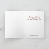 Victoriaans St. Nick Bedankkaart (Binnen)