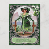Victoriaans St. Patrick's Day Briefkaart (Voorkant)