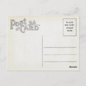 Victoriaans St. Patrick's Day Briefkaart (Achterkant)