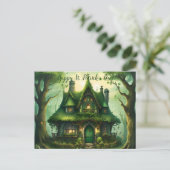  Victoriaans St Patrick's Day Cottage Briefkaart (Staand voorkant)