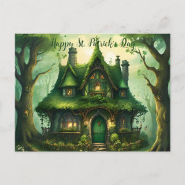  Victoriaans St Patrick's Day Cottage Briefkaart