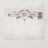 Victoriaans St. Patrick's Day Feestdagenkaart (Achterkant)