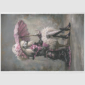 Victoriaans Standaard poedeldecoupage Tissuepapier (Voorkant)