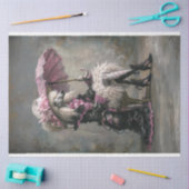 Victoriaans Standaard poedeldecoupage Tissuepapier (Craft)