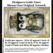 Victoriaans Steampunk Baby Penguin DL3R Decoupage Tissuepapier