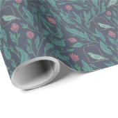 Victoriaans Steampunk  Bird in Garden Cadeaupapier (Rol Hoek)