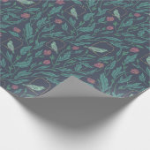 Victoriaans Steampunk  Bird in Garden Cadeaupapier (Hoek)