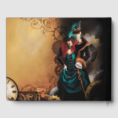 Victoriaans Steampunk bruiloft Gastenboek (Achterkant)